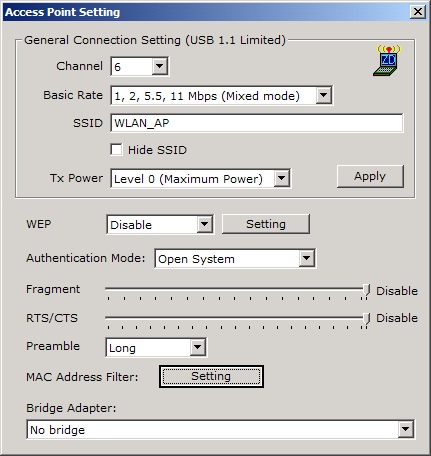 USB адаптер HWU54G
